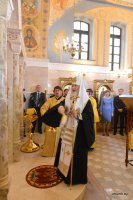 Предстоятель Русской Церкви возглавил освящение Духовно-образовательного центра Белорусского Экзархата