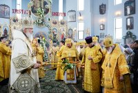 21 июня Преосвященный Стефан в сонме архиереев сослужил Святейшему Патриарху Кириллу