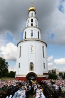 21 июня Преосвященный Стефан в сонме архиереев сослужил Святейшему Патриарху Кириллу