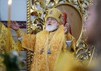 21 июня Преосвященный Стефан в сонме архиереев сослужил Святейшему Патриарху Кириллу