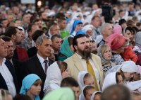 21 июня Преосвященный Стефан в сонме архиереев сослужил Святейшему Патриарху Кириллу