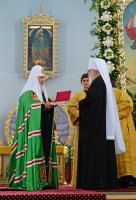 21 июня Преосвященный Стефан в сонме архиереев сослужил Святейшему Патриарху Кириллу