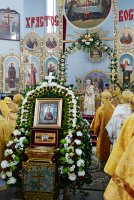 21 июня Преосвященный Стефан в сонме архиереев сослужил Святейшему Патриарху Кириллу