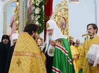 21 июня Преосвященный Стефан в сонме архиереев сослужил Святейшему Патриарху Кириллу