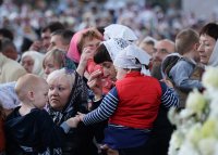 21 июня Преосвященный Стефан в сонме архиереев сослужил Святейшему Патриарху Кириллу