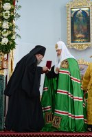 21 июня Преосвященный Стефан в сонме архиереев сослужил Святейшему Патриарху Кириллу