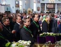 21 июня Преосвященный Стефан в сонме архиереев сослужил Святейшему Патриарху Кириллу