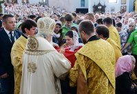 21 июня Преосвященный Стефан в сонме архиереев сослужил Святейшему Патриарху Кириллу