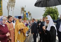 21 июня Преосвященный Стефан в сонме архиереев сослужил Святейшему Патриарху Кириллу