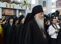 21 июня Преосвященный Стефан в сонме архиереев сослужил Святейшему Патриарху Кириллу