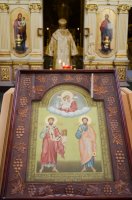 Божественная литургия в Свято-Никольском мужском монастыре г.Гомеля