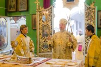 Божественная литургия в Свято-Никольском мужском монастыре г.Гомеля