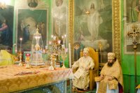 Божественная литургия в Свято-Никольском мужском монастыре г.Гомеля