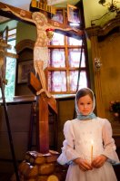 Божественная литургия в храме иконы Божией Матери "Всех Скорбящих Радость"