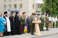 Преосвященнейший Стефан принял участие в мероприятии по случаю выпуска офицеров военно-транспортного факультета БелГУТа