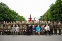 Преосвященнейший Стефан принял участие в мероприятии по случаю выпуска офицеров военно-транспортного факультета БелГУТа