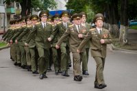 Преосвященнейший Стефан принял участие в мероприятии по случаю выпуска офицеров военно-транспортного факультета БелГУТа