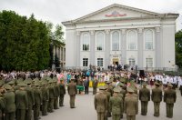 Преосвященнейший Стефан принял участие в мероприятии по случаю выпуска офицеров военно-транспортного факультета БелГУТа