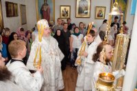 Преосвященный Стефан совершил чин освящения Престола