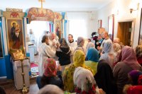 Преосвященный Стефан совершил чин освящения Престола