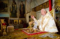 Божественная литургия в Свято-Петро-Павловском кафедральном соборе города Гомеля