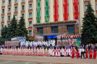 Преосвященнейший Стефан принял участие в торжественном митинге и шествии, посвященных Дню независимости Республики Беларусь Преосвященнейший Стефан принял участие в торжественном митинге и шествии, посвященных Дню независимости Республики Беларусь