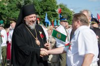 Преосвященнейший Стефан принял участие в торжественном митинге и шествии, посвященных Дню независимости Республики Беларусь Преосвященнейший Стефан принял участие в торжественном митинге и шествии, посвященных Дню независимости Республики Беларусь