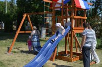 Детскую площадку открыли в Свято-Успенском соборе г. Речица Детскую площадку открыли в Свято-Успенском соборе г. Речица