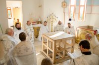 Епископ Стефан совершил чин освящения Престола Епископ Стефан совершил чин освящения Престола