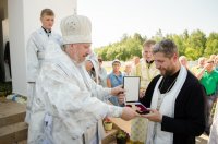 Епископ Стефан совершил чин освящения Престола Епископ Стефан совершил чин освящения Престола