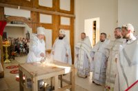 Епископ Стефан совершил чин освящения Престола Епископ Стефан совершил чин освящения Престола