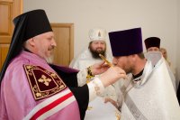 Епископ Стефан совершил чин освящения Престола Епископ Стефан совершил чин освящения Престола