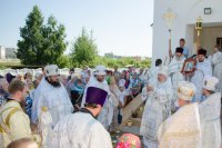 Епископ Стефан совершил чин освящения Престола Епископ Стефан совершил чин освящения Престола