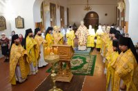 Божественная литургия в день памяти святителя Митрофана (Краснопольского)
