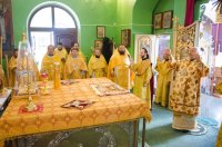Божественная литургия в день памяти святителя Митрофана (Краснопольского)