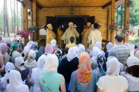 Божественная литургия в день памяти свв.блгг.кнн. Петра и Февронии