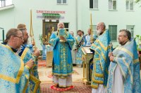 Божественная литургия в день празднования иконы Божией Матери "Тихвинская"