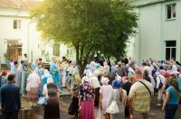 Божественная литургия в день празднования иконы Божией Матери "Тихвинская"