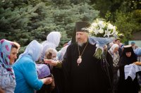 Божественная литургия в день празднования иконы Божией Матери "Тихвинская"