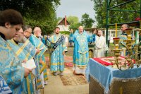 Божественная литургия в день празднования иконы Божией Матери "Тихвинская"