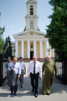 Состоялась рабочая встреча епископа Стефана с губернатором области