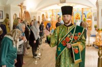 Божественная литургия в день памяти Сергия и Германа Валаамских чудотворцев