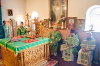 Божественная литургия в день памяти Сергия и Германа Валаамских чудотворцев