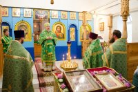 Божественная литургия в день памяти Сергия и Германа Валаамских чудотворцев