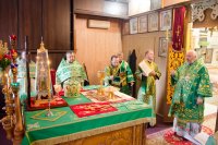 Божественная литургия в день памяти Сергия и Германа Валаамских чудотворцев