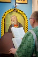 Божественная литургия в день памяти Сергия и Германа Валаамских чудотворцев
