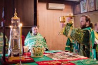 Божественная литургия в день памяти Сергия и Германа Валаамских чудотворцев