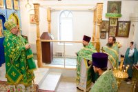 Божественная литургия в день памяти Сергия и Германа Валаамских чудотворцев