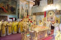 Божественная литургия в день памяти святых первоверховных апостолов Петра и Павла