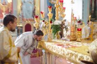 Божественная литургия в день памяти святых первоверховных апостолов Петра и Павла